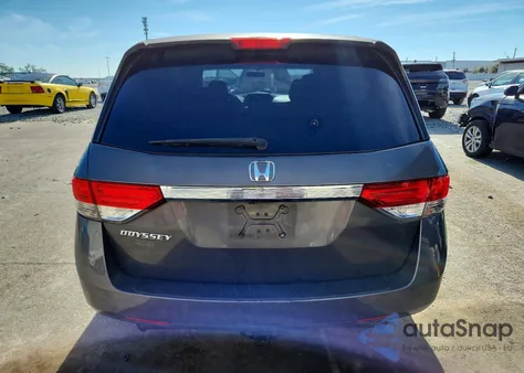 2014 Honda Odyssey Ex z USA, uszkodzony, nr VIN 5FNRL5H40EB133546